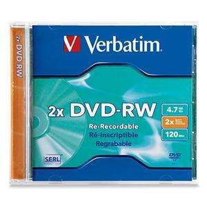DVD + RW Regrabable Verbatim ofertas actuales precios especiales